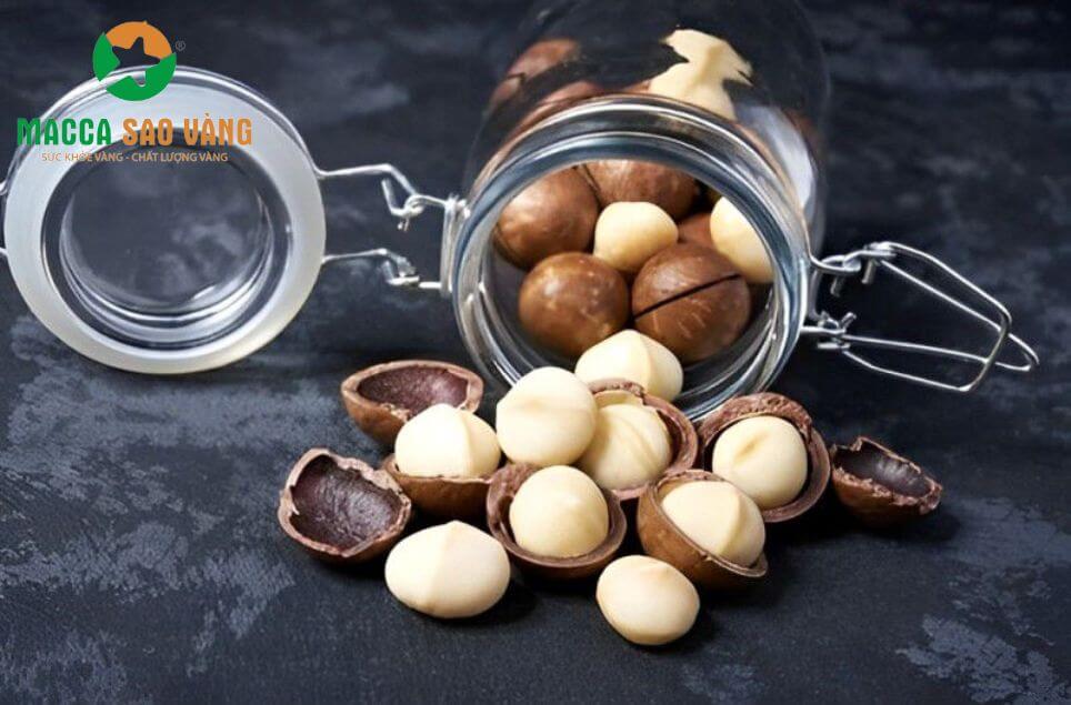 Macca khi đã mở nắp nên bảo quản trong tủ lạnh